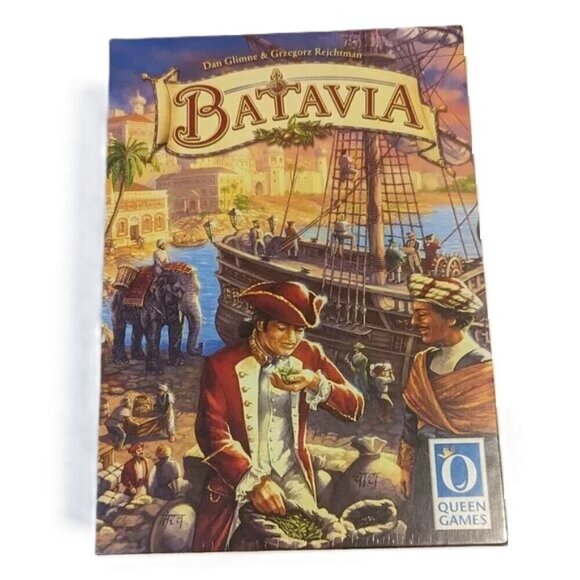 Batavia Board Game Queen Games Eurostyle Strategy Trading Posts Dan Glimne NIB - Picture 6 of 6